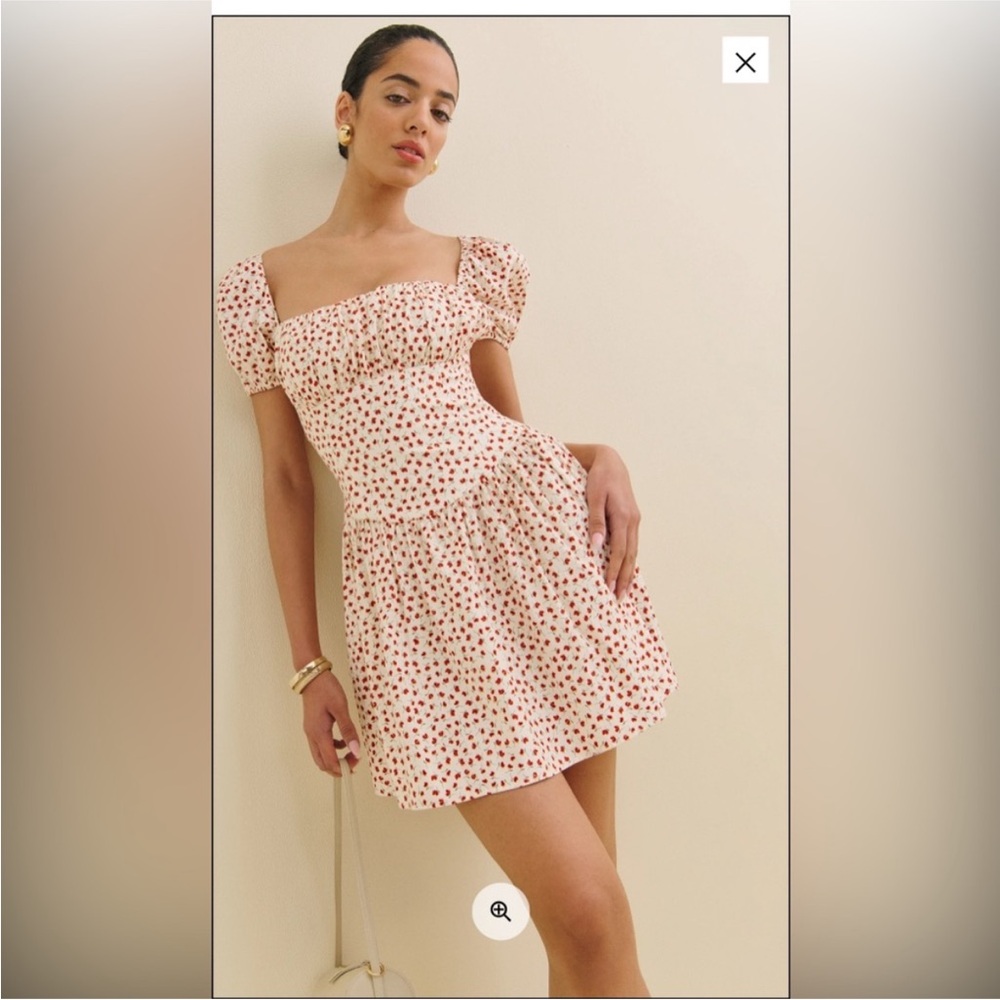 Reformation Marielle dress Fresa print size 8 NWT